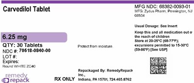 Mm1 (Carvedilol 6.25mg 70518 0840 00)